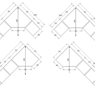 zestaw duży mebli Grant 42 narożna szafa bieliźniarka do sypialni pokoju