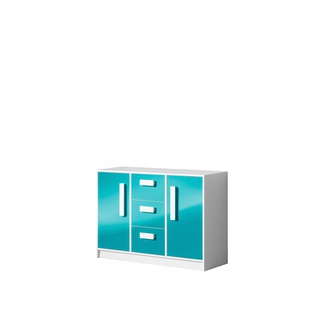 komoda 120 z szufladami Guliver 06 szafka duża w połusku do pokoju