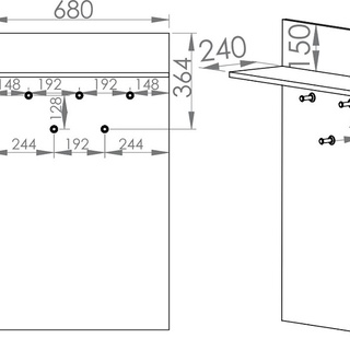 zestaw mebli komplet Caro D garderoba do korytarza przedpokoju