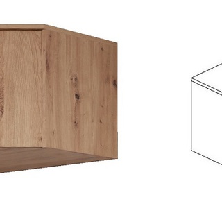 zestaw rogowa wysoka garderoba Grant 33 narożna szafa duża regał