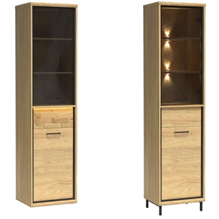 zestaw Mediolan 1 komoda rtv szafka witryna komplet do pokoju salonu