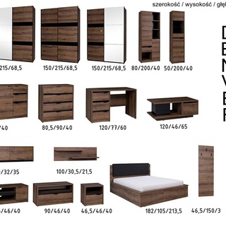 szafka 135 rtv telewizyjna Denver 10 stolik pod tv do pokoju salonu