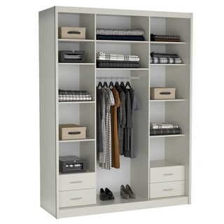 szafa 180 wysoka Maciej II biała cashmere sonoma artisan lefkas kraft