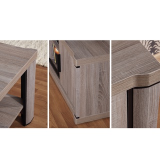 ława 90 kawowa z półką Dallas 14 stolik kawowy do salonu poczekalni