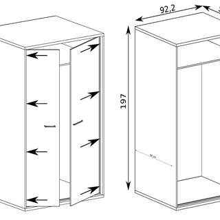 zestaw duży komplet Mediolan E komoda rtv witryna ława szafa komplet