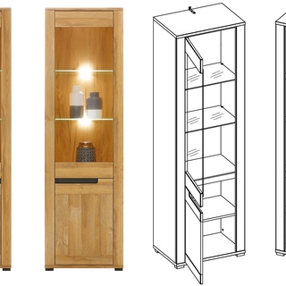 zestaw mebli duży komplet York 2 stół komoda witryna do pokoju salonu