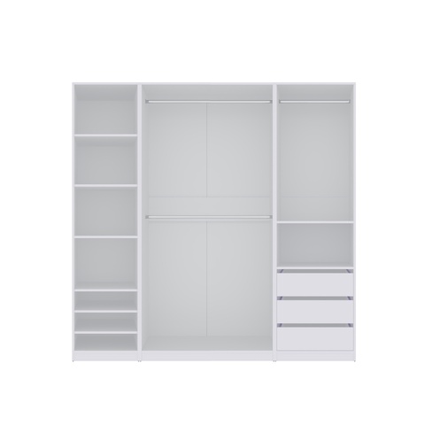 offener Kleiderschrank 210 cm  TRES J hoher moderner Garderobenschrank