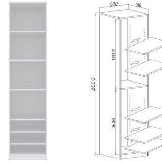 szafa 210 - 161 - 320 zestaw szaf Tres U duża rogowa narożna garderoba