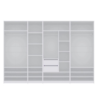 szafa 300 otwarta duża Tres Q zestaw szaf do garderoby sypialni