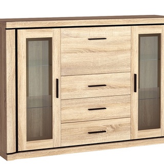 komoda 157 duża z barkiem Dallas 07 wysoka szeroka z szufladami