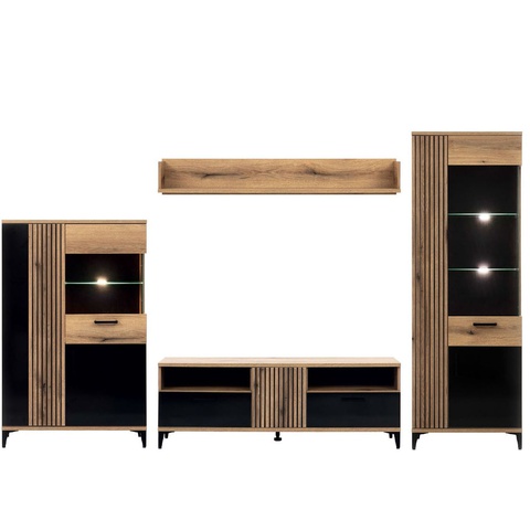 Zestaw nowoczesny komplet ARIS E meblościanka rtv do salonu pokoju