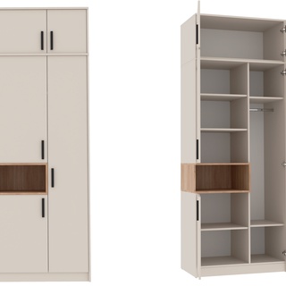 nadstawka 88 dwudrzwiowa Grant 18 do szafy cashmere - kaszmir