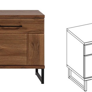 zestaw duży Ivo 2 witryna komoda rtv szafka regał ława na nóżkach