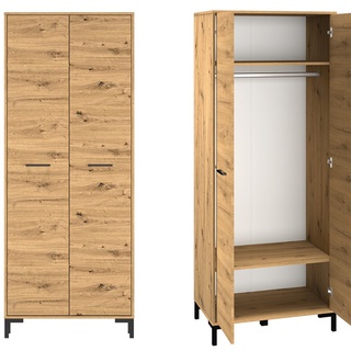 szafa 80 na nóżkach ubraniowa Nevio 17 dwudrzwiowa loft do pokoju