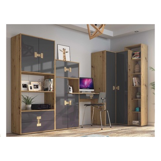 zestaw mebli młodzieżowych Index 1 biurko narożna szafa meblościanka