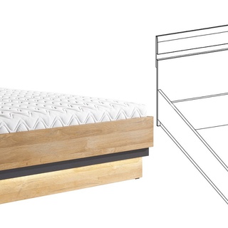 zestaw mebli York 3 szafa z lustrem łóżko komoda komplet do sypialni