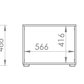 szafka 60 mała niska Adagio 08 dostawka do rtv