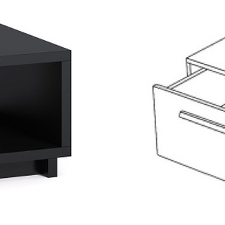 zestaw duży Ines 14 witryna szafka rtv komoda ława do salonu pokoju