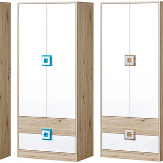 zestaw meblościanka dla dzieci Nico 1 szafa regał biurko młodzieżowe