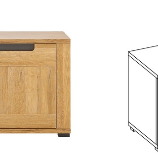 zestaw elegancki komplet York 1 komoda rtv szafka witryna ława dąb