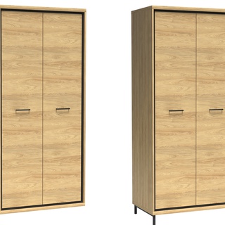 szafa 92 ,2 ubraniowa Mediolan 01 dwudrzwiowa do pokoju sypialni