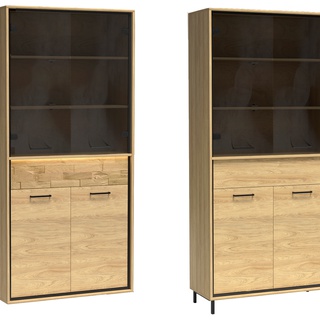 witryna 92 ,2 duża wysoka Mediolan 03 szeroka gablota dwudrzwiowa