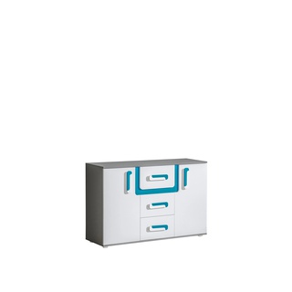 komoda 128 z szufladami Apetito Bis 07 duża szafka dziecięca młodzieżowa