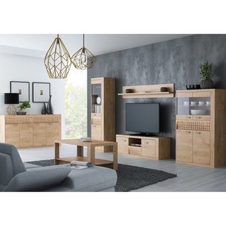 ława 120 kawowa Natural 20 z półką duży stolik do pokoju salonu