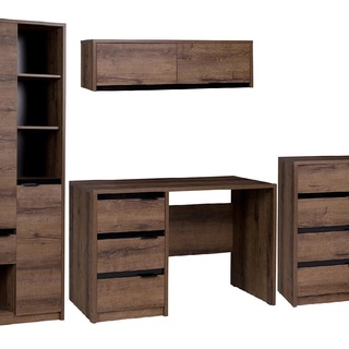 regał 80 zamykany z szufladą Denver 08 duży szeroki słupek do pokoju