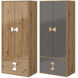 zestaw komplet Index 4 biurko komoda regał szafa biała w połysku