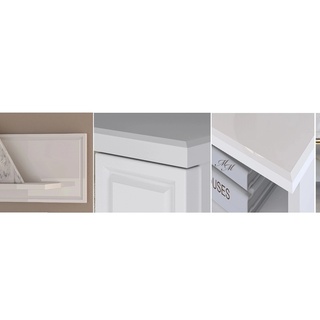 zestaw nowoczesny Goldin E komoda szafa z nogami do pokoju sypialni