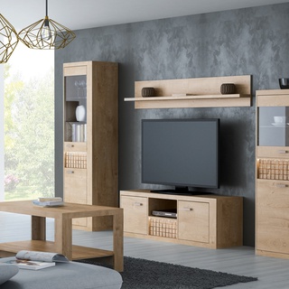 komoda 102 z szufladą Natural 07 dwudrzwiowa szafka pojemna