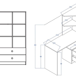zestaw meble młodzieżowe dziecięce Nero 3 biurko szafa regał w połysku