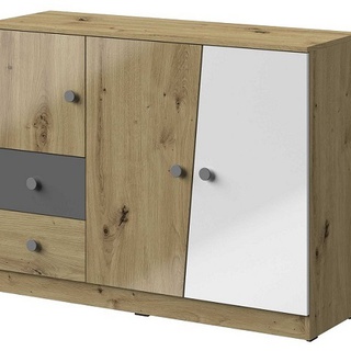 zestaw nowoczesny Nero 5 półkotapczan biurko komoda w połysku