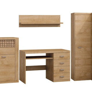 biurko 120 z szufladami Natural 16 do pracy nauki do pokoju biura