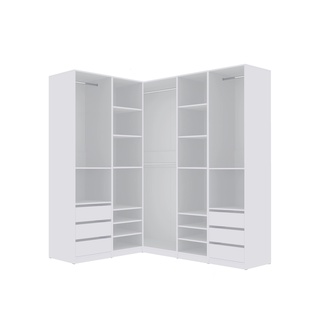 szafa 210 - 161 - 320 zestaw szaf Tres U duża rogowa narożna garderoba