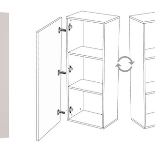 zestaw meblościanka wisząca Calabrini 21 rtv nowoczesna kaszmir