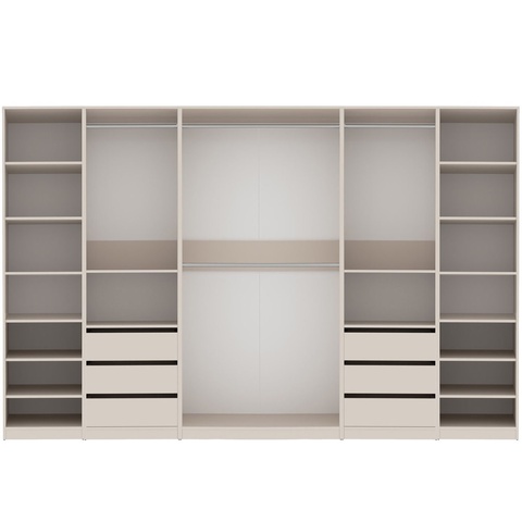 Szafa 210 - 161 - 320 zestaw szaf TRES U prosta narożna garderoba