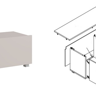 zestaw mebli nowoczesnych Calabrini 40 nowoczesna meblościanka