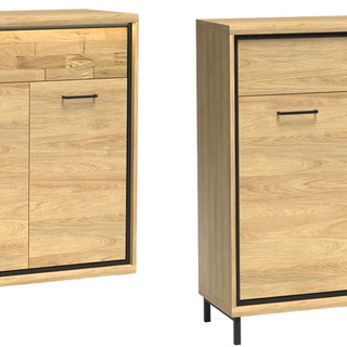 zestaw mebli nowoczesnych Mediolan F witryna szafka rtv komoda