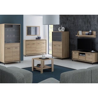 witryna 92 ,2 niska dwudrzwiowa Mediolan 05 gablota z szufladą szafką