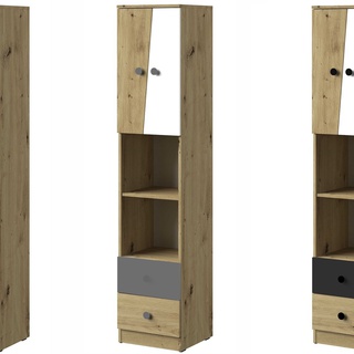 zestaw duży narożny Nero 4 biurko łóżko składa rogowa szafa młodzieży