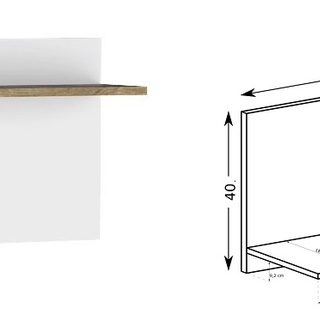 zestaw nowoczesny młodzieżowy Livinio B biurko szafa komoda biała