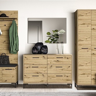 szafa 80 na nóżkach ubraniowa Nevio 17 dwudrzwiowa loft do pokoju