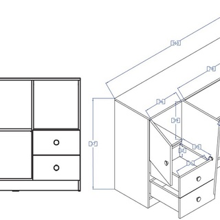 zestaw mebli pokojowych Nero 1 komoda rtv szafka regał w połysku