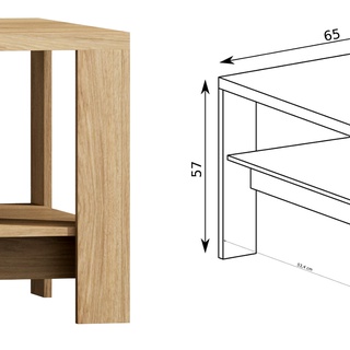 Zestaw mebli Mediolan 5 ława komoda rtv szafka witryna do pokoju