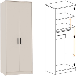 szafa 75 dwudrzwiowa z nadstawką Grant 13/19 wysoka ubraniowa