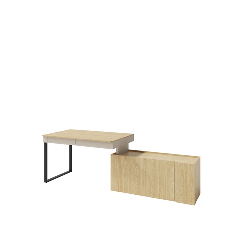 Schreibtisch mit Kommode 228 cm LUCA LC10