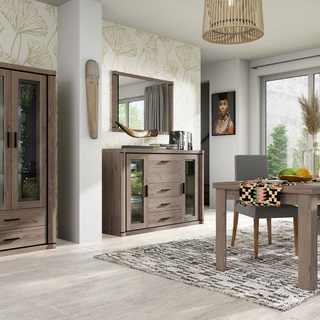 komoda 157 duża z barkiem Dallas 07 wysoka szeroka z szufladami