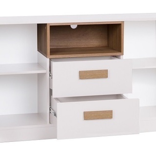 zestaw garderoba Grant 18 szafa narożna komoda biała do sypialni pokoju